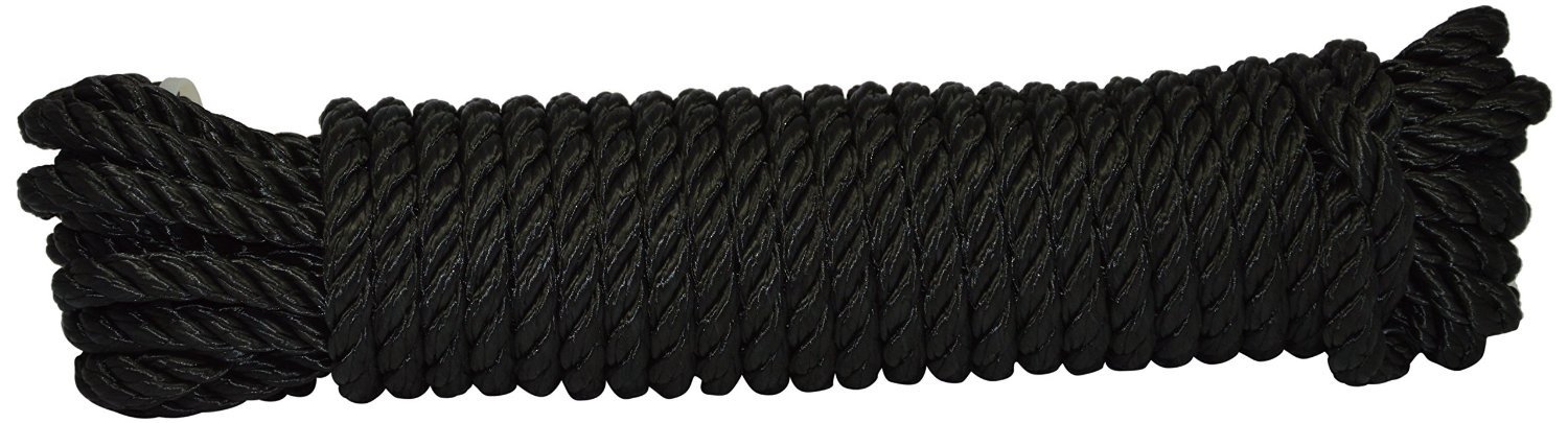 Corderie Italiane6004233 – Hawser 00, 12 mm-10 MT, Black