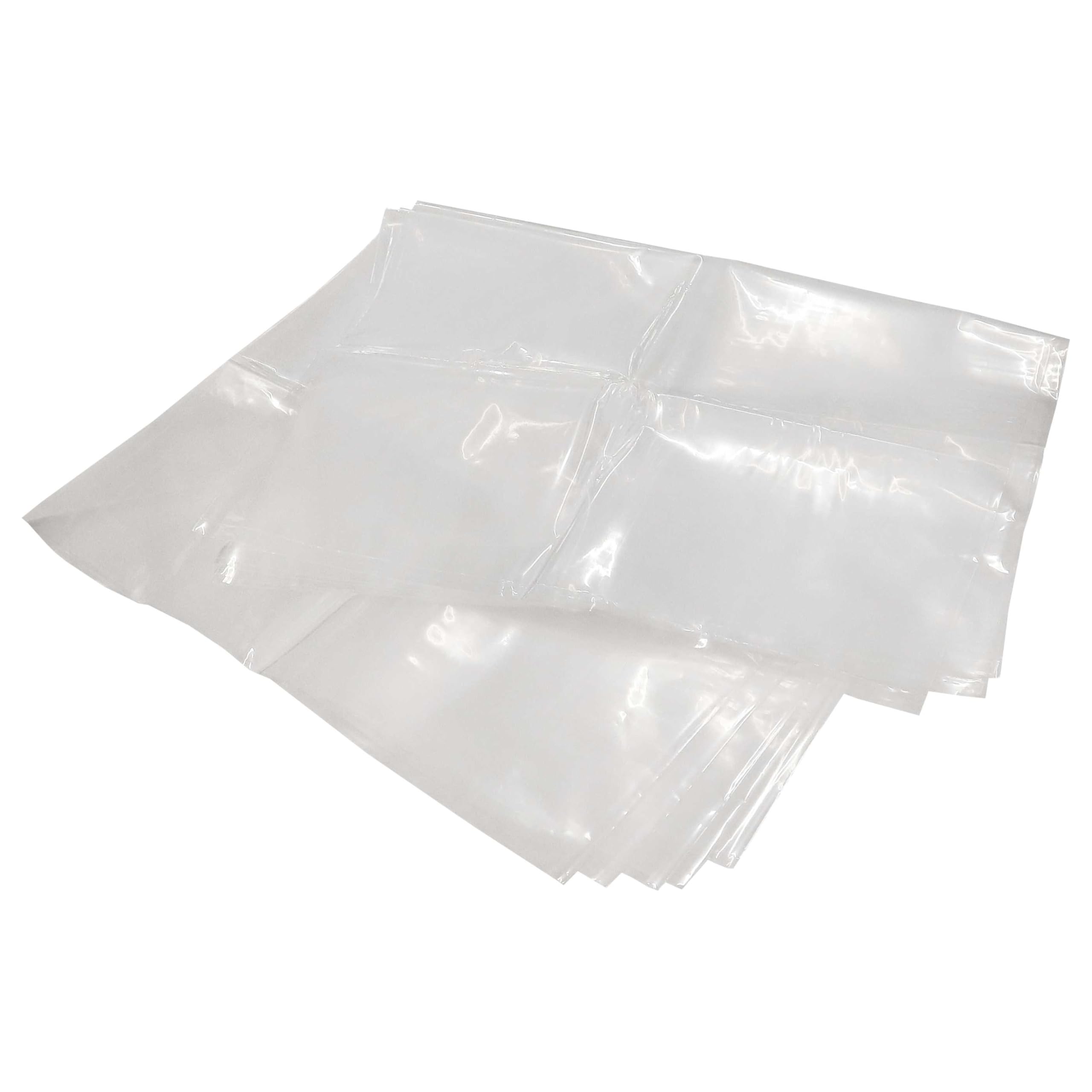vhbw 50x Entsorgungsbeutel kompatibel mit Dustcontrol DCF Mobile Staubsauger - 110cm x 70cm, Transparent