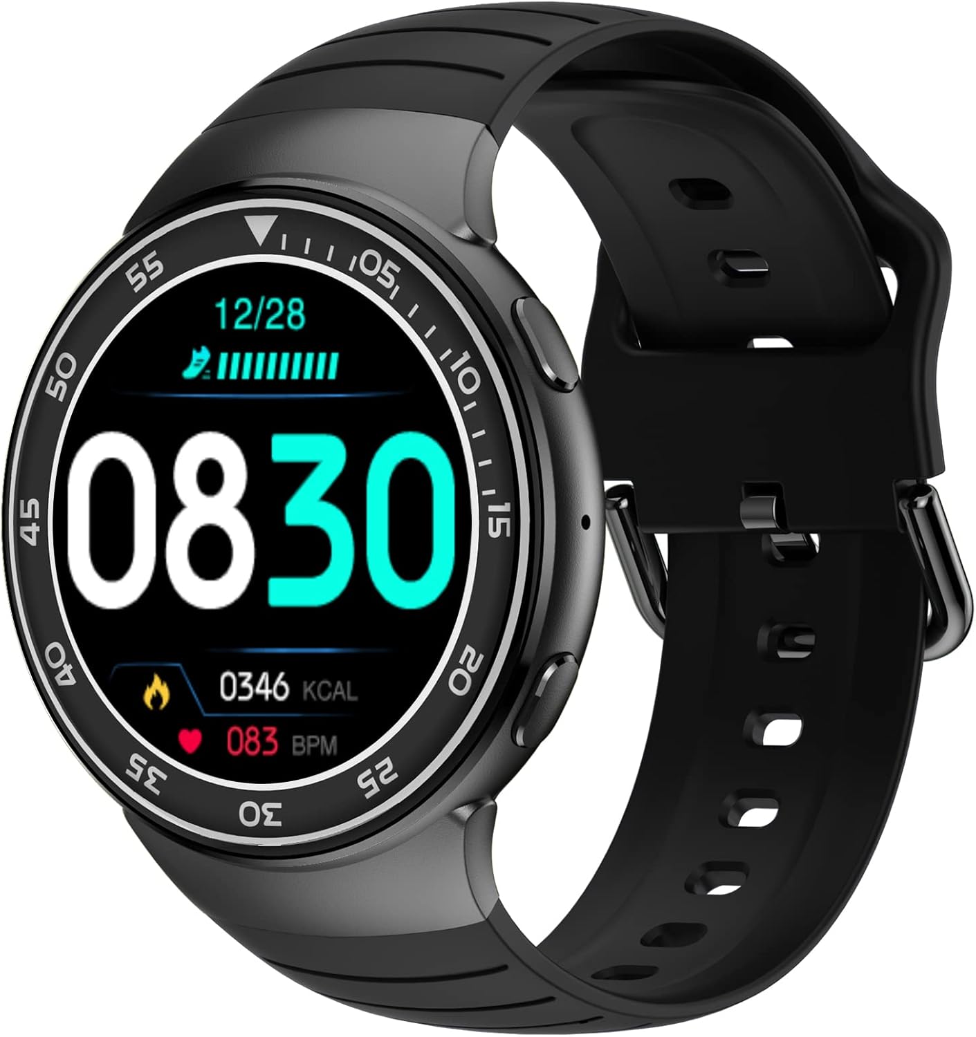 FANSANMY Smartwatch, Orologio Smartwatch Uomo Donna 1.77 con Cardiofrequenzimetro, Monitor Sonno, Chiamata Bluetooth, più modalità sportive Orologio Fitness Impermeabile IP67 per Android iOS FANSANMY Smartwatch, Orologio Smartwatch Uomo Donna 1.77 con Cardiofrequenzimetro, Monitor Sonno, Chiamata Bluetooth, più modalità sportive Orologio Fitness Impermeabile IP67 per Android iOS