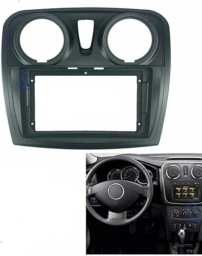 Miniatura 6 de Marco de radio de coche de 9 pulgadas compatible con Dacia Sandero Symbol Stepway 2014+ Panel de instalación de tablero MP5 reproductor multimedia