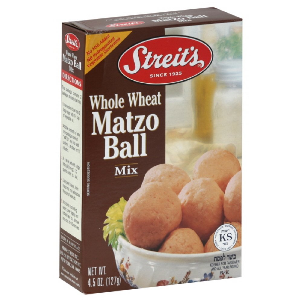 Streits Matzo Ball Mix, Whole wheat, 4.5000-ounces (Pack of6)