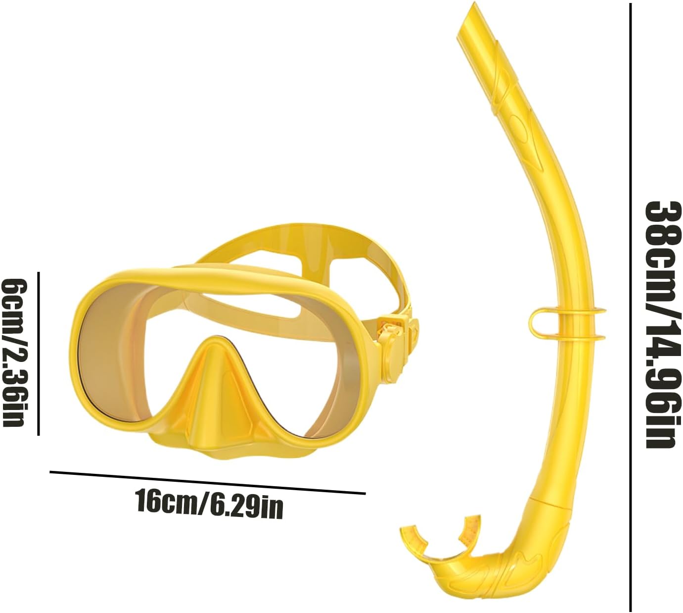 Snorkel Equipment for Adults, Panoramic Anti-Escape Mask Includes Case and Adjustable Strap Foldable Snorkel Equipment for Adults | For Women Families Lovers Sports Enthusiasts Travel