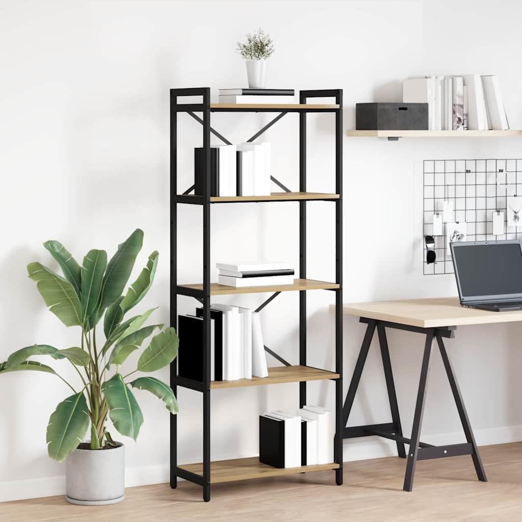 Generisch Bücherregal Artisan-Eiche 60 x 30 x 155 cm Holzwerkstoff,Möbel,Regalsysteme,Bücherregale Bücherschränke-868388