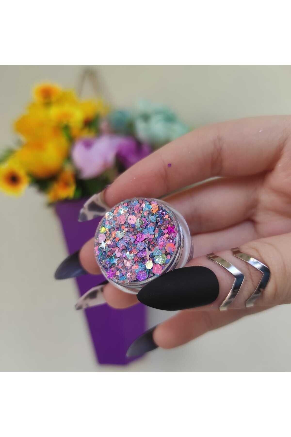 Hb Tasarım Glitter Jel Far Simli Yüz Ve Vücut Simi-Magic, serashinegozfarı34
