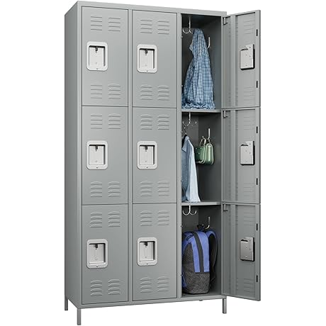 9 Door Steel Storage Locker Cabinet