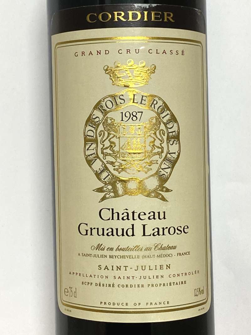 Amazon.co.jp: 1987年 シャトー グリュオ ラローズ 750ml フランス