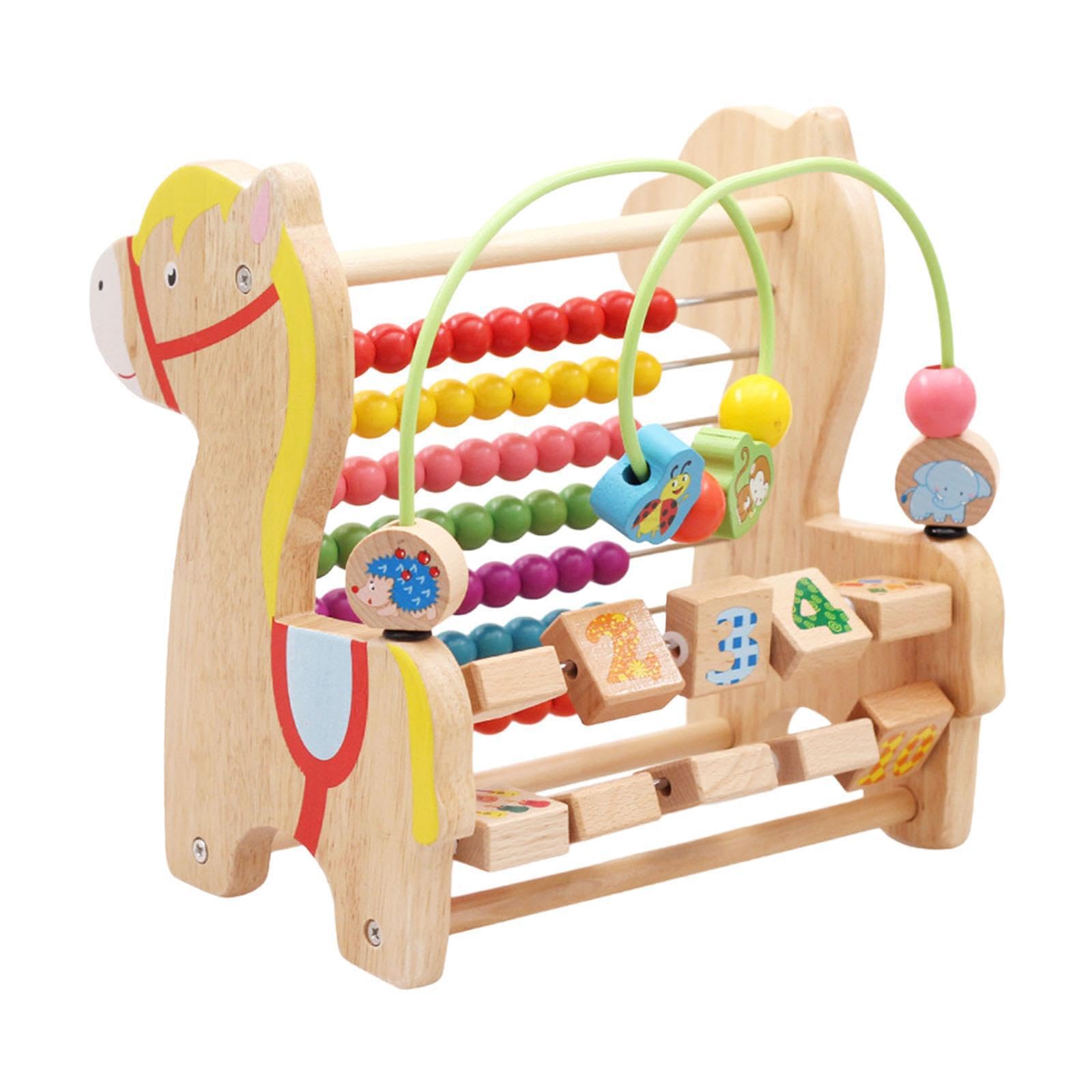 Labirinto di perline giocattolo per bambini piccoli giocattoli educativi giocattoli di perline in legno per neonati