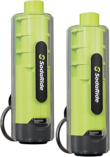 SodaRide Window Breaker Seatbelt Cutter with Flashlight,2 in 1 Car Escape Tool Key Chain,Safe Hammer Glass Breaker Under W...