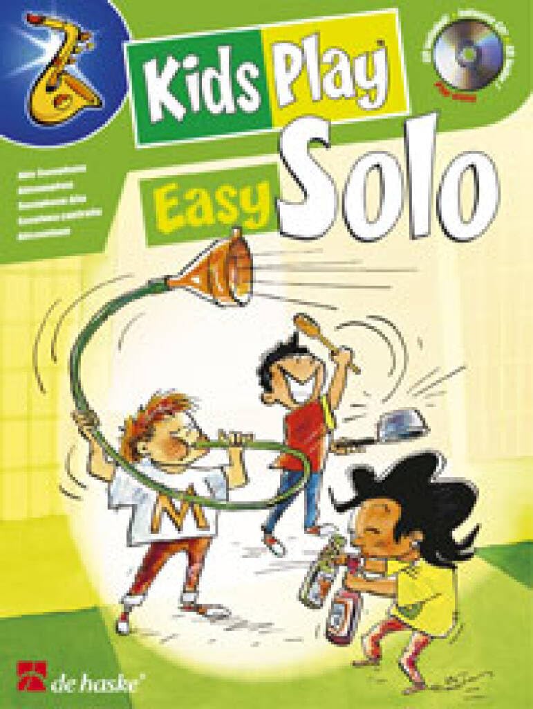 Fons van gorp : kids play easy solo - recueil + cd - saxophone alto