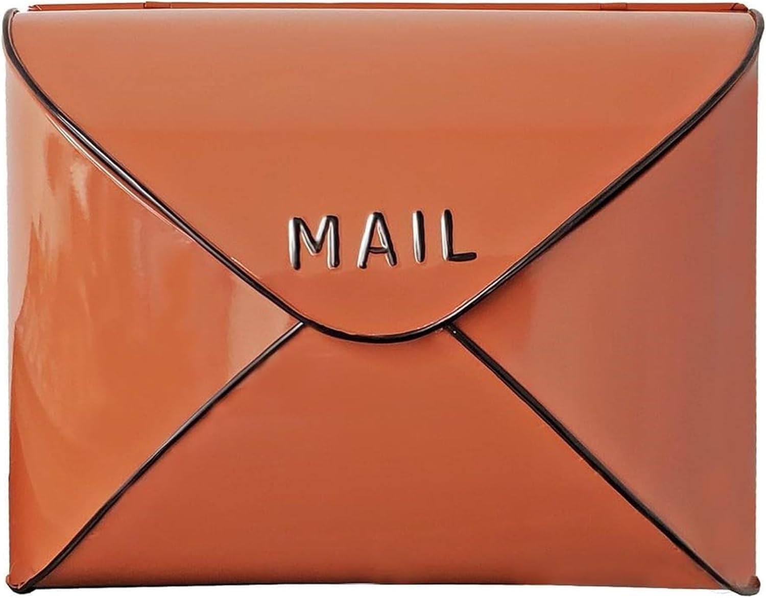 NACH Wall Mount Mailboxes for Outside, 9 x 10.5 x 4 inch Terracotta Wall Mailboxes for Outside, Waterproof Mailboxes for Outside - Envelope Mailbox