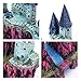 Ulifery Castle Aquarium Decorations Glow Fish Tank Ornaments Large for Betta Hideout, Pink