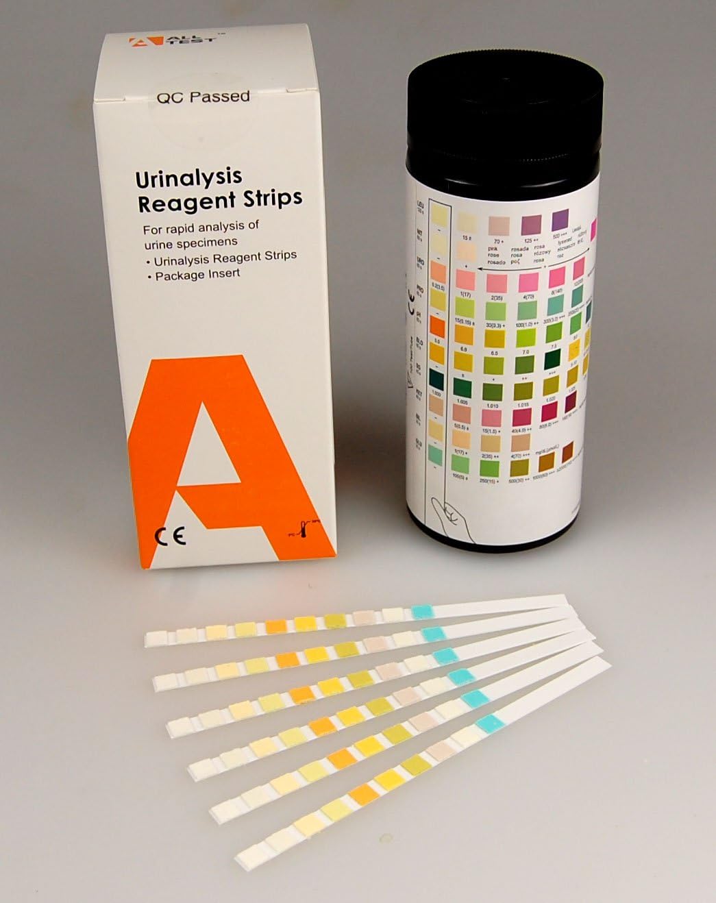 ALLTEST 10 Parameter Urine Testing Strips Packs of 100 Urinalysis