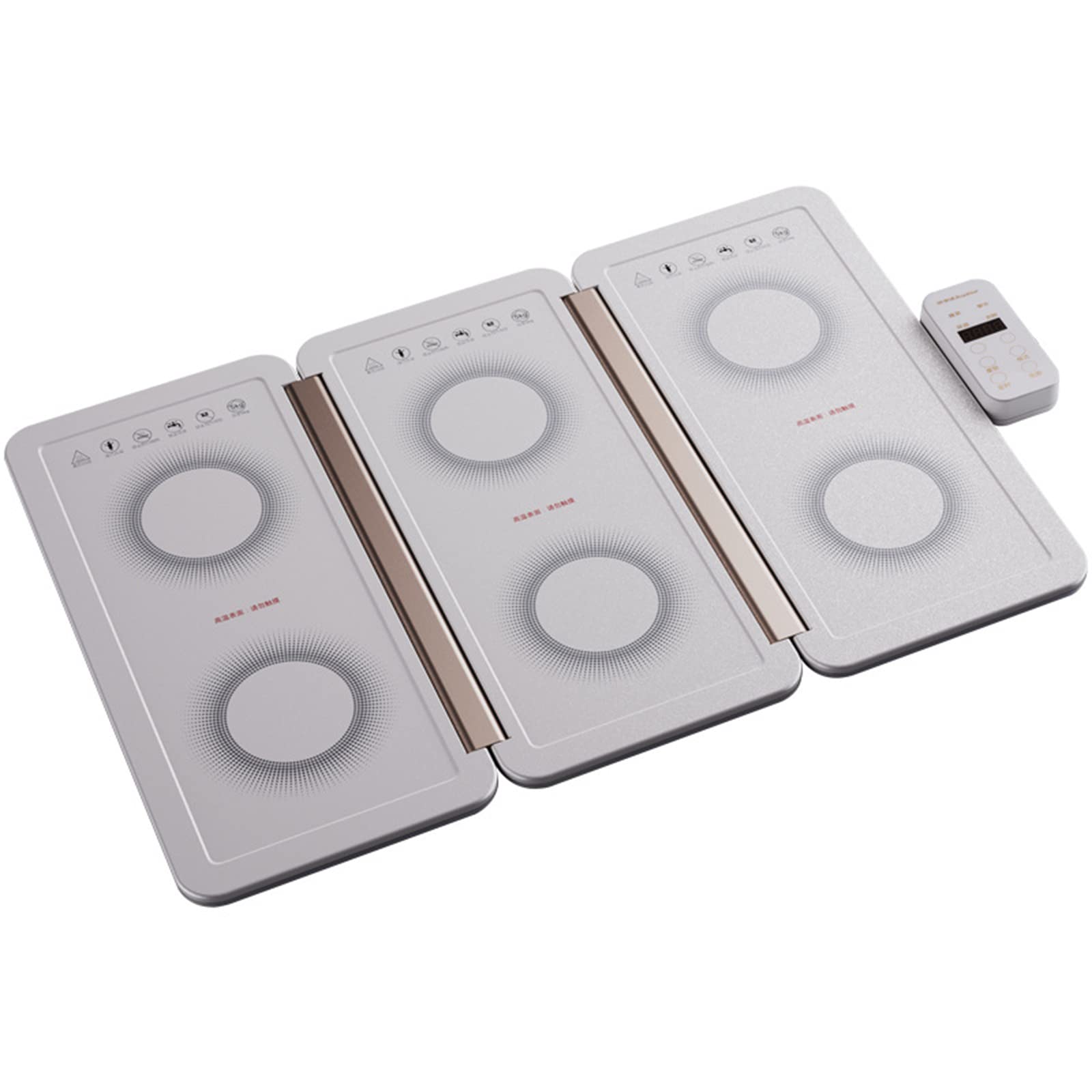 Bandeja de calentamiento eléctrica, placa caliente portátil con control de temperatura ajustable (35-120 ℃) y temporizador de 12 horas para fiestas y alimentos para mantener el calor