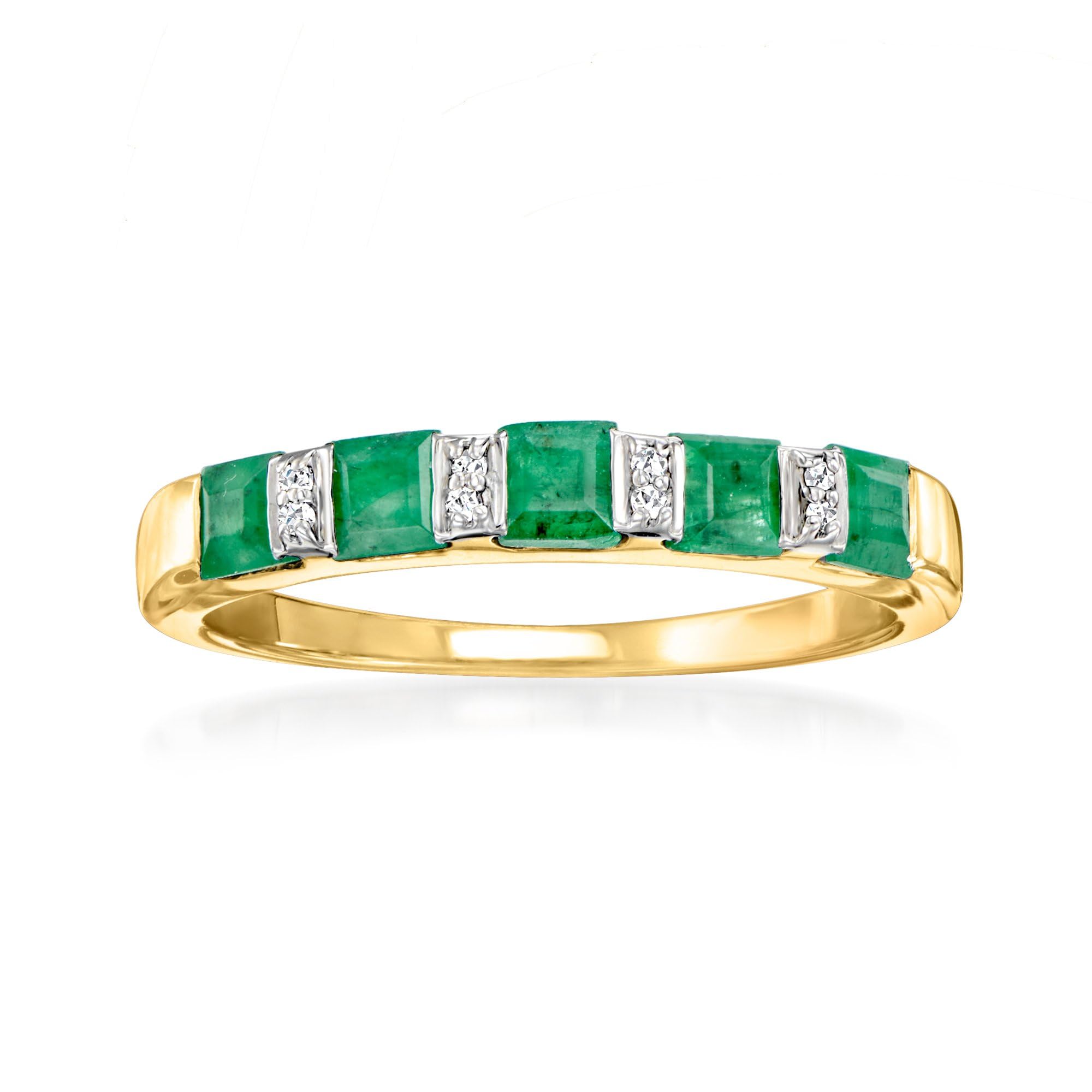 Ross-Simons Precious Gemstone Ring in 18kt Gold Over Sterling