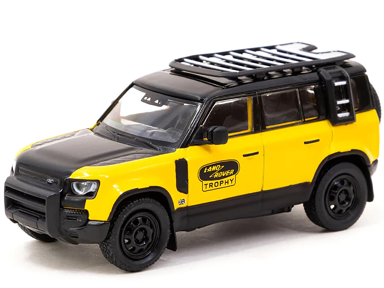 1/64 ランドローバー ディフェンダー 110 合金ミニカー　イエロー Amazon | Tarmac 1/64 ランドローバー ディフェンダー 110 Trophy