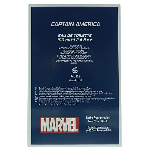 Miniatura 2 de Captain America by Marvel Eau De Toilette Spray 3.4 oz Hombres