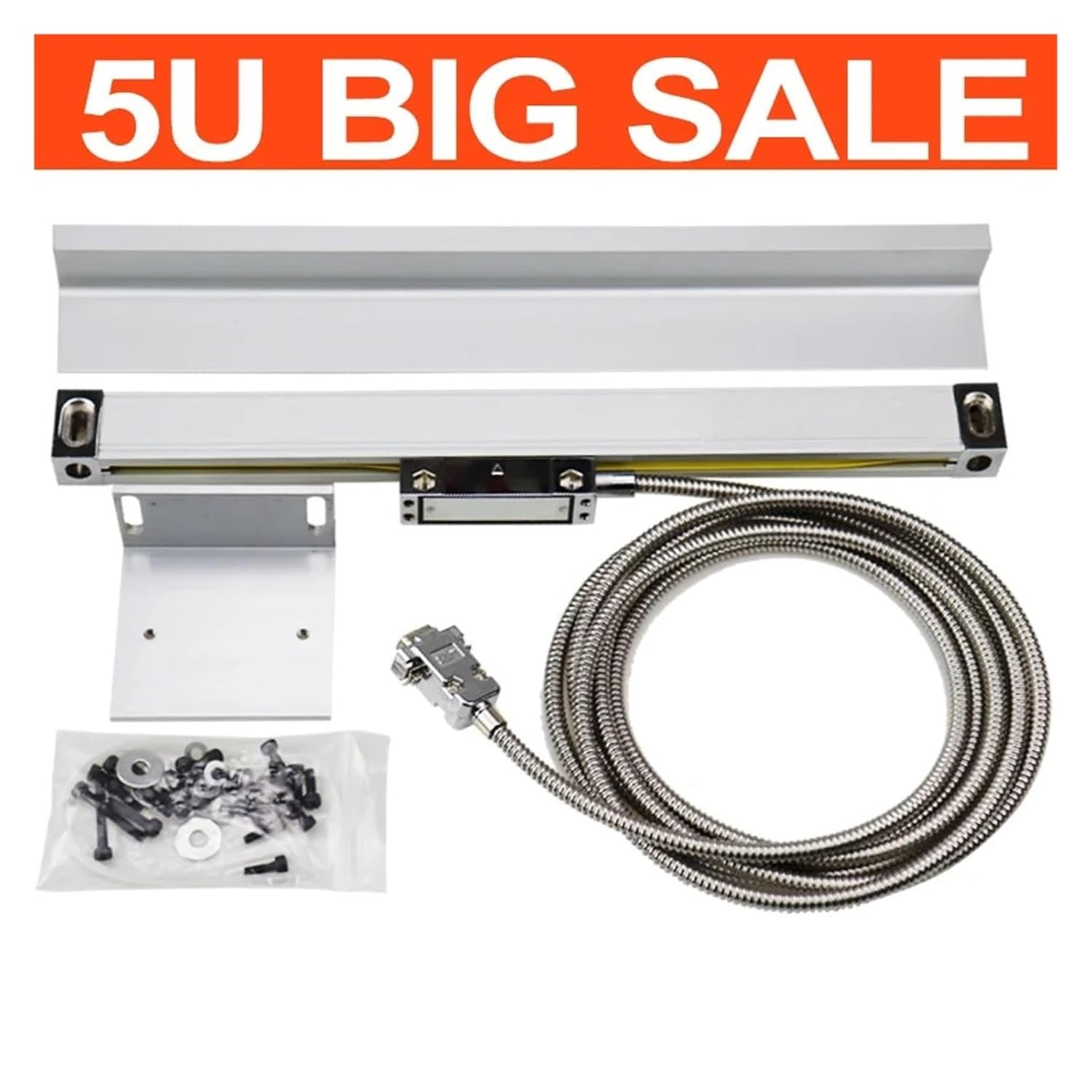 Digital Calipers- 3 Axis Digital Readout Set/Kit and 3PCS Linear Glass Scales Encoder 5U TTL Working Stroke Length 100 to 1000MM(Blue)