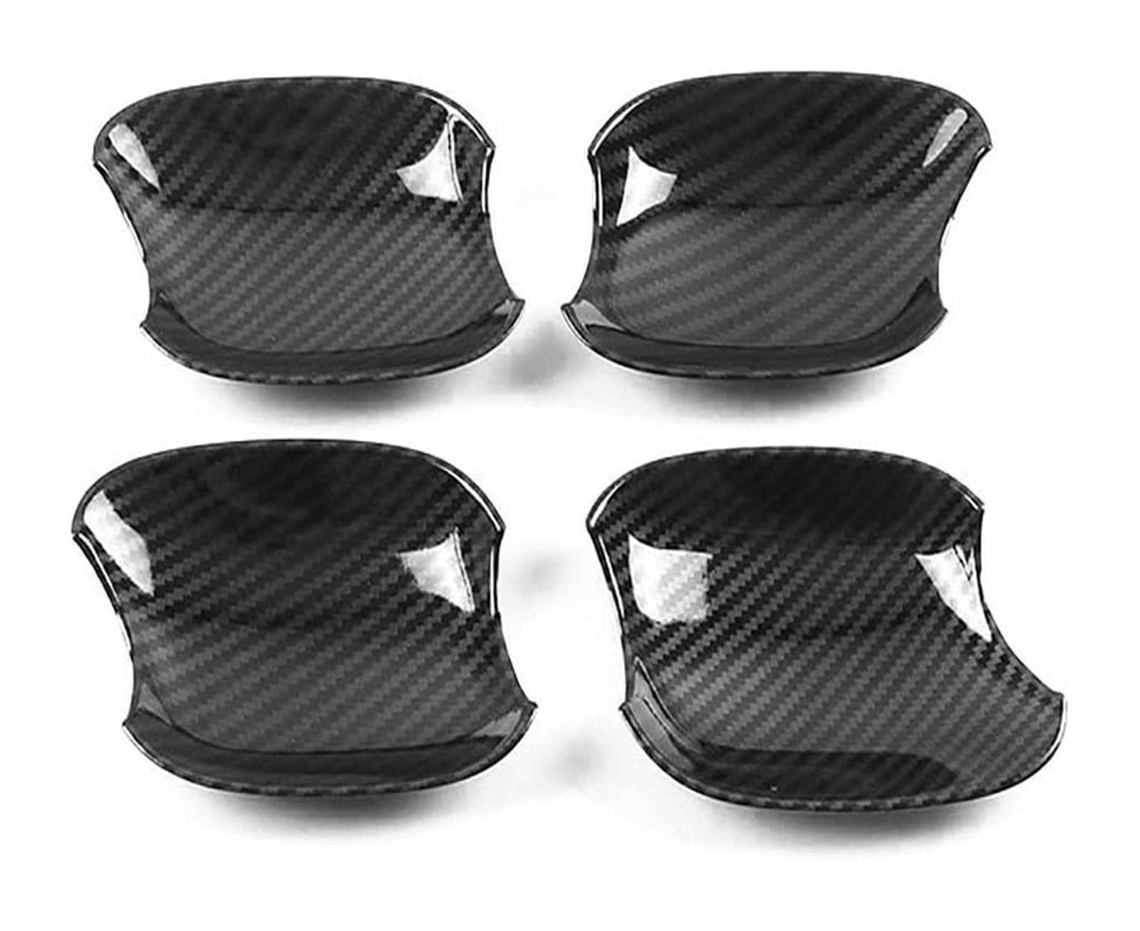STRJUS Car Door Handle Cover for Q5L 2018 Full-Coverage Door Handle Bowl Decoration Anti-Scratch Modification Accessories Protector(Small Door Bowl Carbon Fiber)