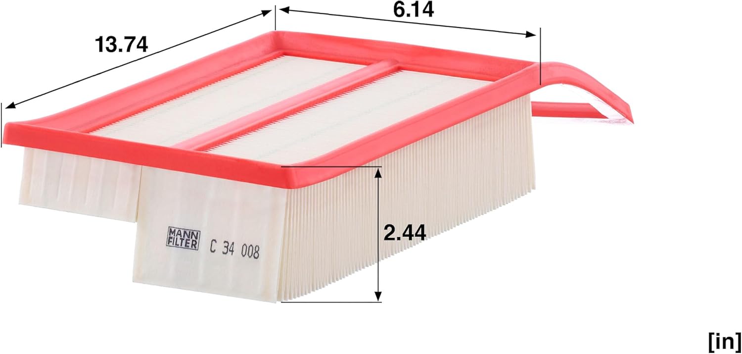 MANN-FILTER C 34 008 Air Filter – For passenger cars