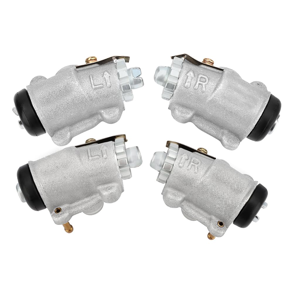 Vordere Radbremszylinder links und rechts (alle vier) passend für Honda TRX350 Fourtrax Rancher 350 2000–2003 TRX300FW Fourtrax 300 4X4 1988 1990–2000