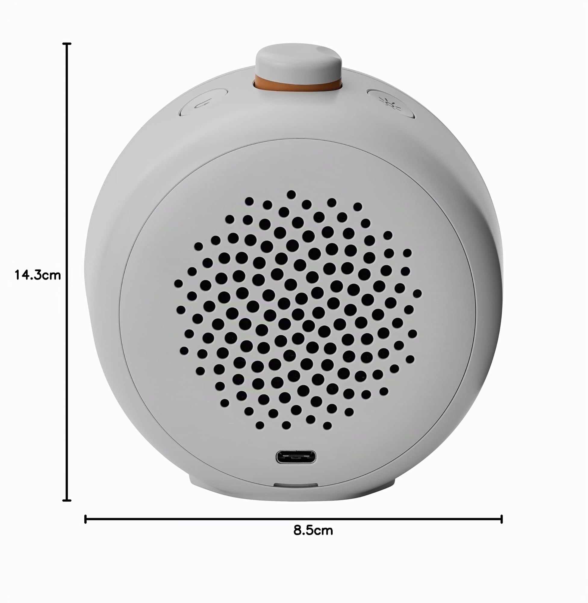 mudita Sunrise Alarm Clock E Ink Screen – „Harmony 2” Wecker Digital mit Bildschirm ohne Lichtemission, 17 Melodien, Entspannung klingt Manager - Minimalistisches Design, Lange Akkulaufzeit - Grau
