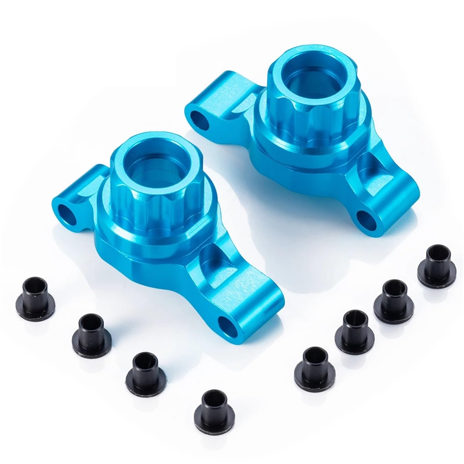 Per Tamiya Per TT02 1/10 RC Drift Auto Posteriore In Lega Di Alluminio Nocche Dello Sterzo Carrier Mozzo Asse Tazze Parti Ricambio Ricambi Modellini RC