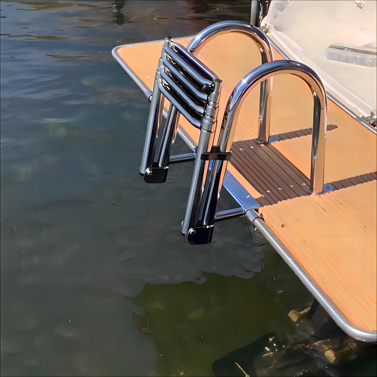 Échelle De Corde Pour Bateau Et Piscine - Extensible, Antidérapante, Portative, Charge Max 200 Kg