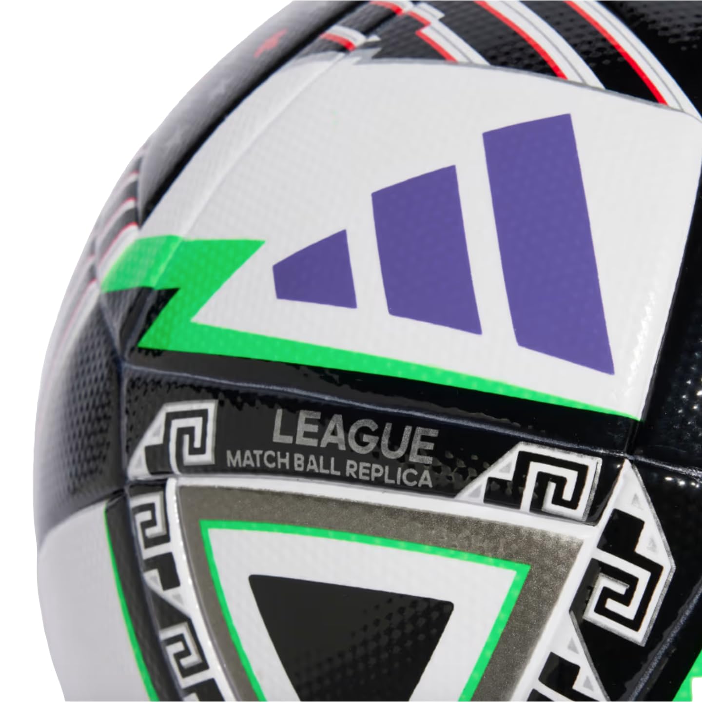 adidas Unisex-Adult Leagues Cup Soccer Ball, White/Black/Purple, 5