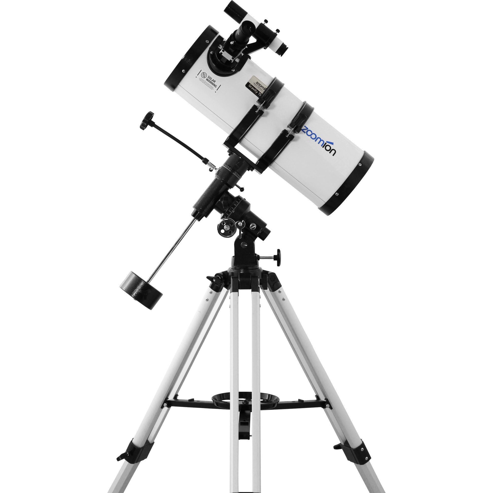 Zoomion Gravity 150/1400 EQ Telescopio Reflector astronómico con trípode, Montura y oculares para Adultos y recién lleg…