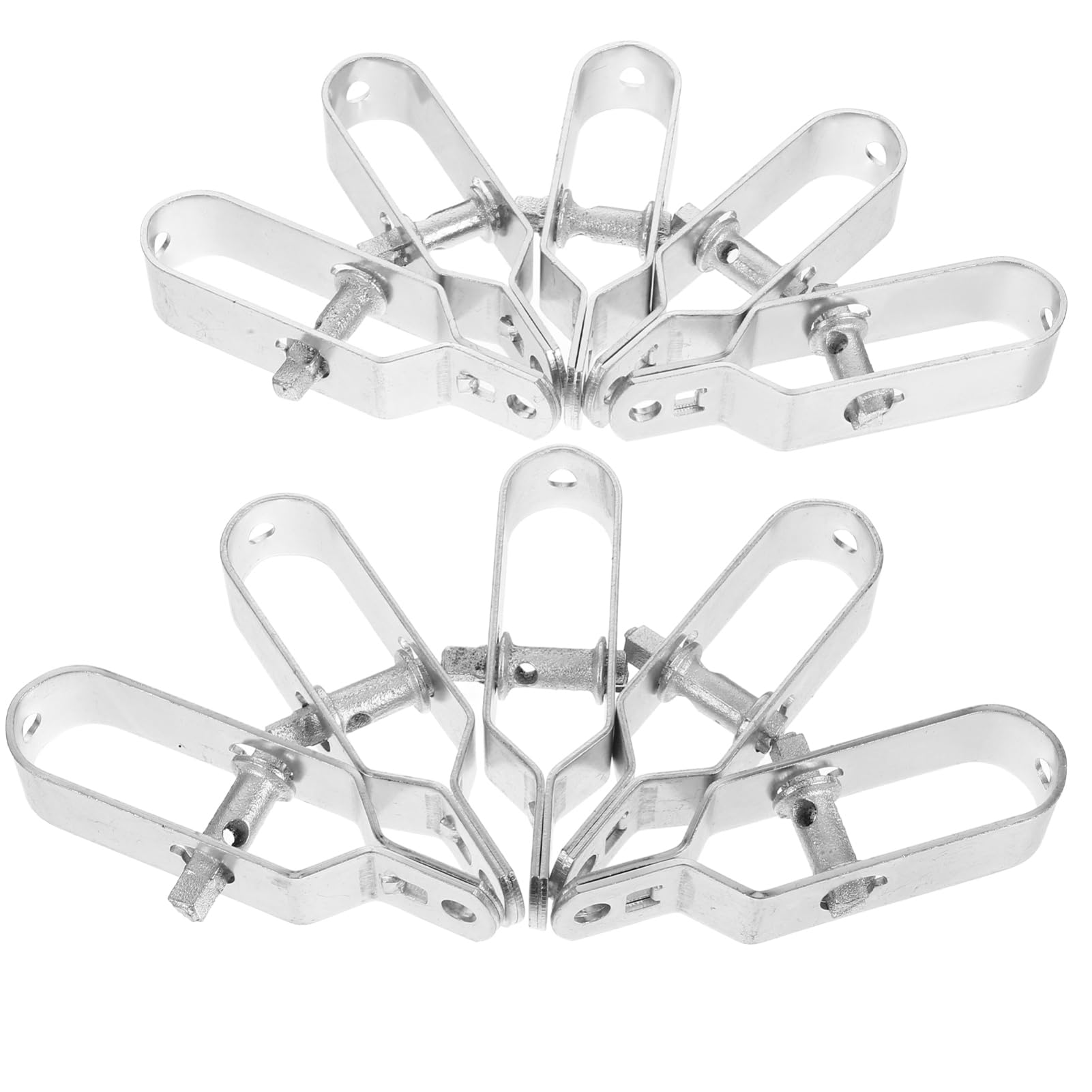 10piezas Tensor De Alambre De Hierro Duradero Tensor De Cable De Acero Para Cables De Hierro Jardín De Alta Resistencia Cerrado
