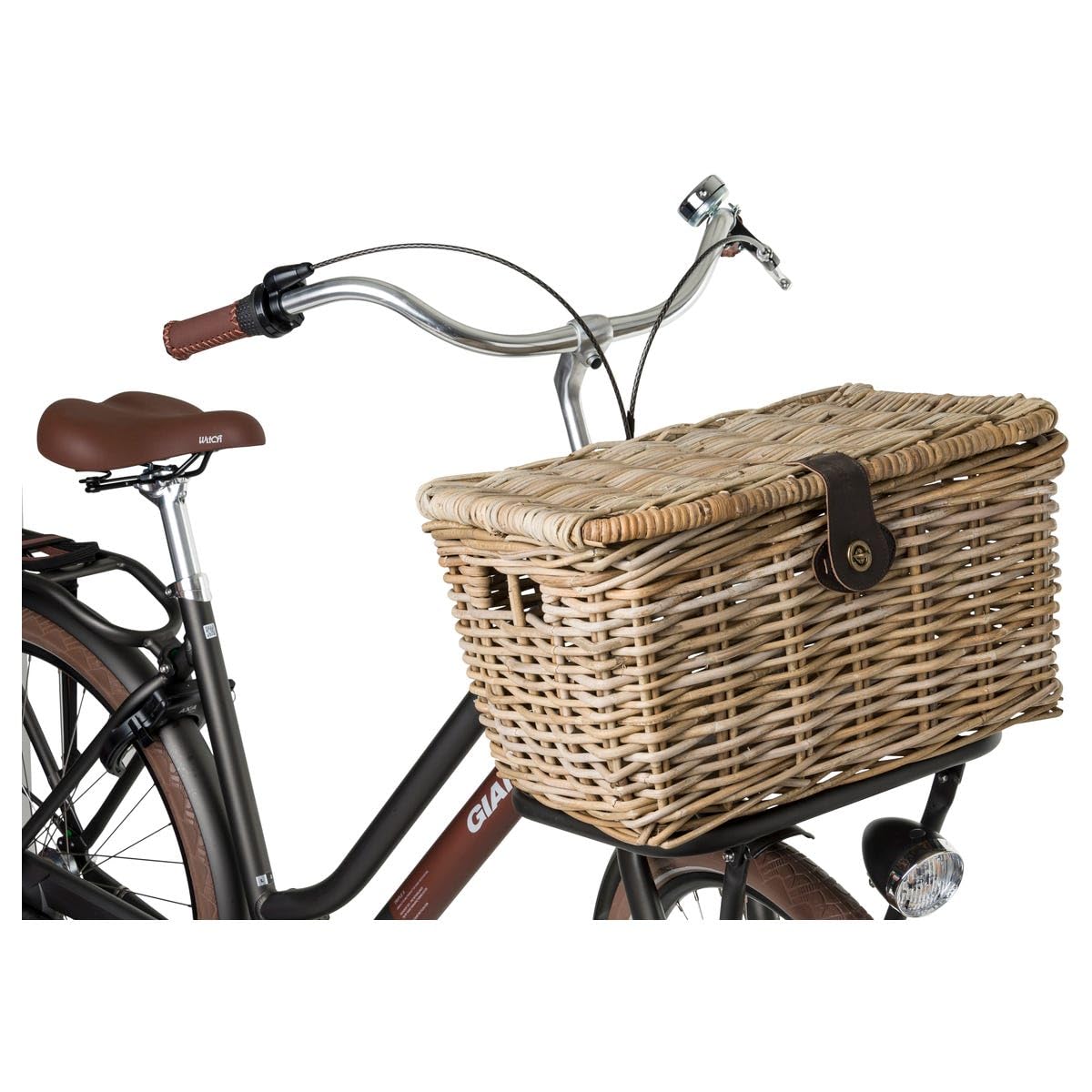 FAST RIDER Fastrider Sera Rattan Bicycle Basket Lid - Beige -