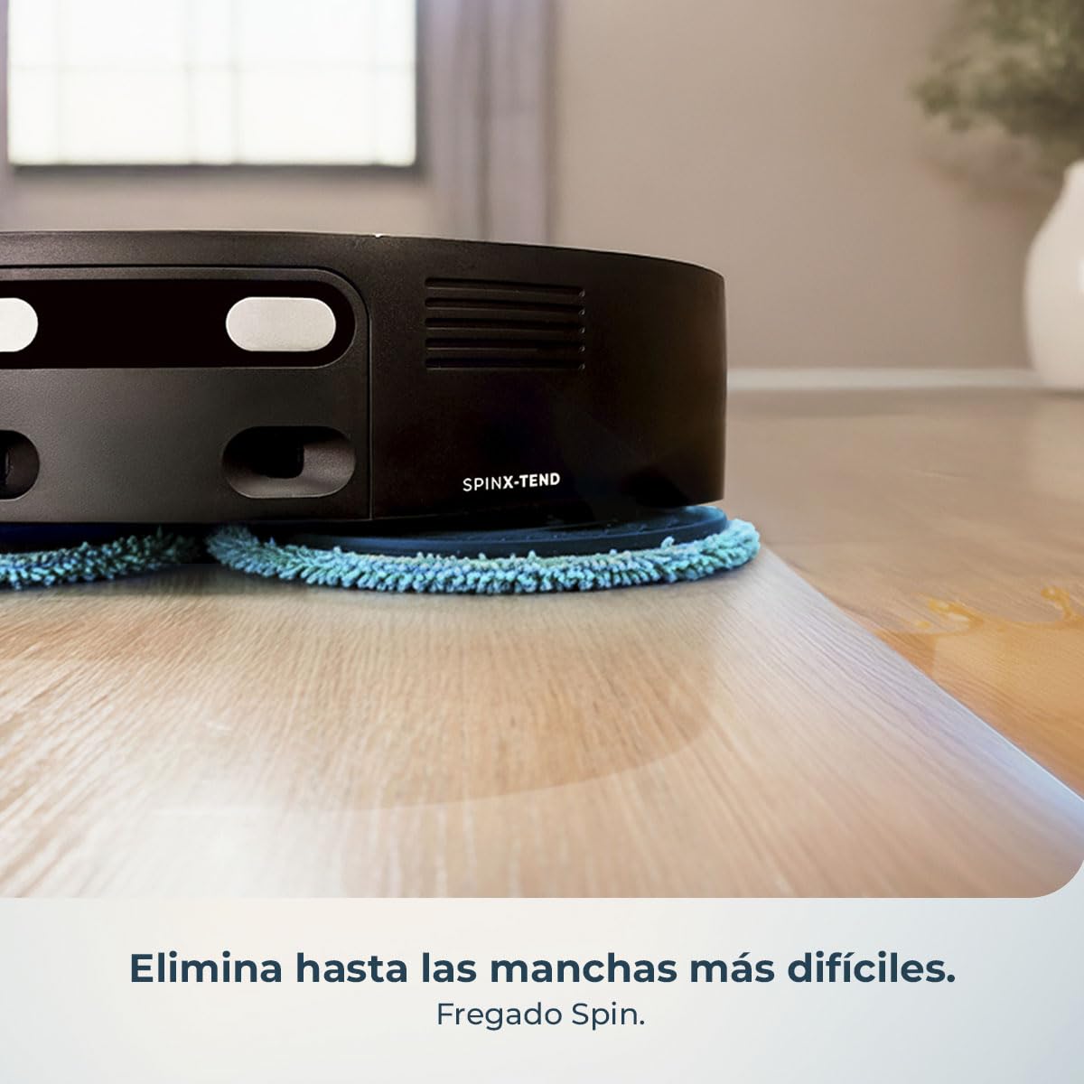 Cecotec Robot Aspirador y Friegasuelos con IA y Base Autovaciado Conga X70. Motor de Succión 15000Pa, Base 4 en 1, Tecnología Láser, Mopas Giratorias, Cepillo Lateral, App y Bluetooth — view 4