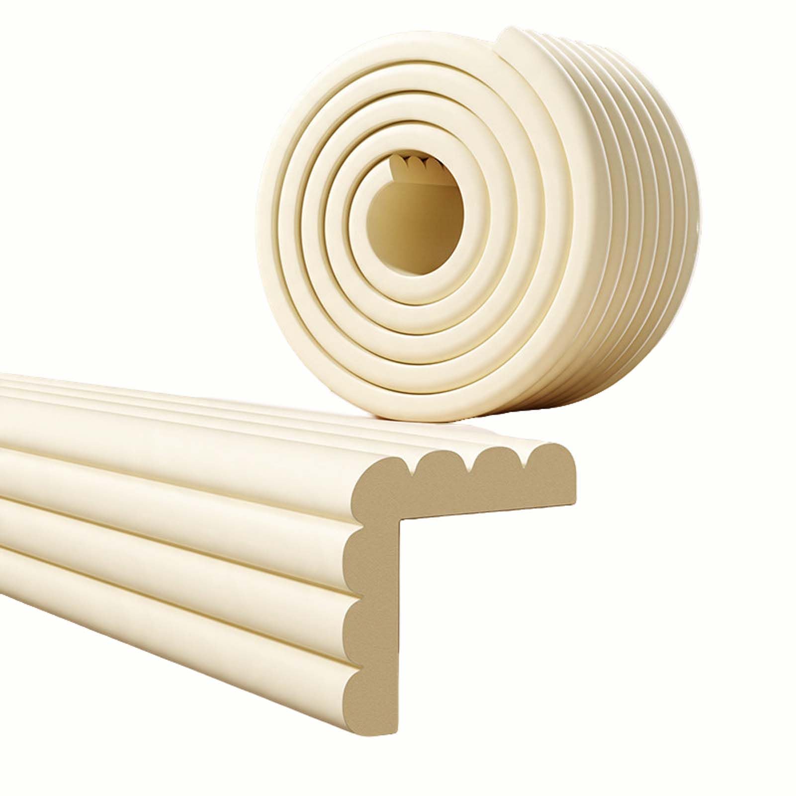 Bande De Bord en Mousse, Protection d'angle, Bande Anti Choc, Protecteur De Meuble, Coussin De Coin De Table, Mousse Souple, Rebond Élastique, Surface Lisse, Flexible