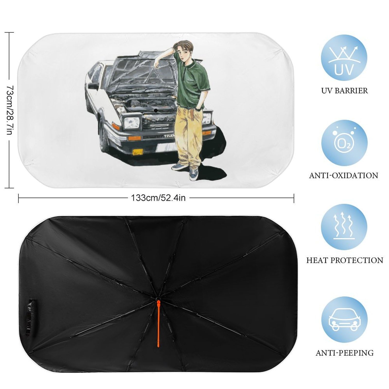 頭文字Ｄ⭐︎サンシェード（カーシェード）４種⭐︎放映初期モノ⭐︎未使用 Amazon.co.jp: 車用サンシェード 頭文字d イニシャル D