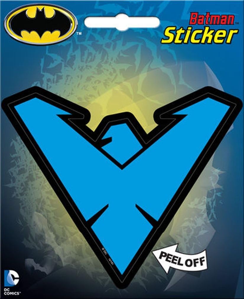 Ata-Boy DC Comics Nightwing Logo Sticker 4" Full Color Sticker