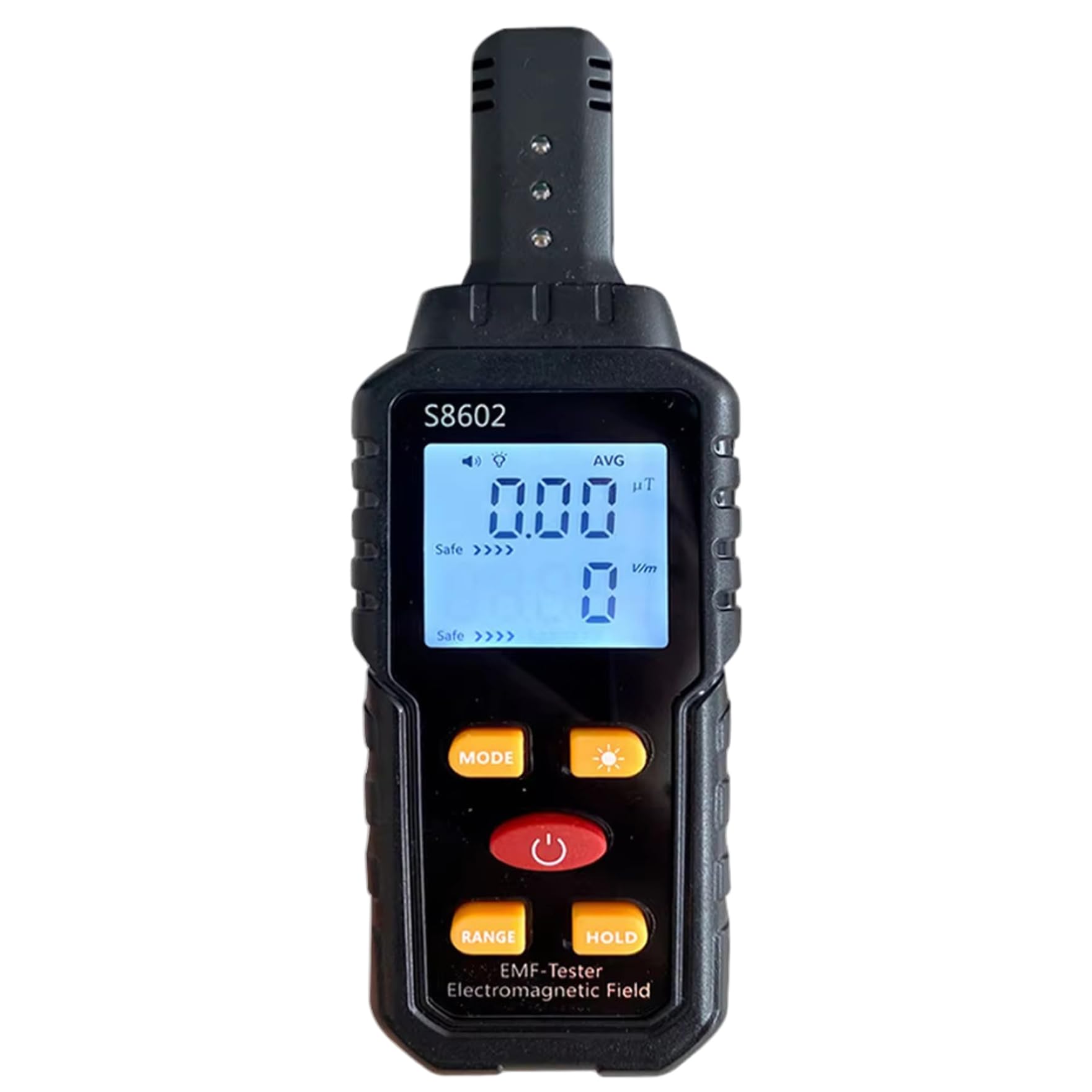 Détecteur de rayonnement Geiger Counter, LCD Affichage du détecteur de rayonnement nucléaire avec alarme sonore et lumière, compteur moniteur portable pour la maison, le bureau, le plein