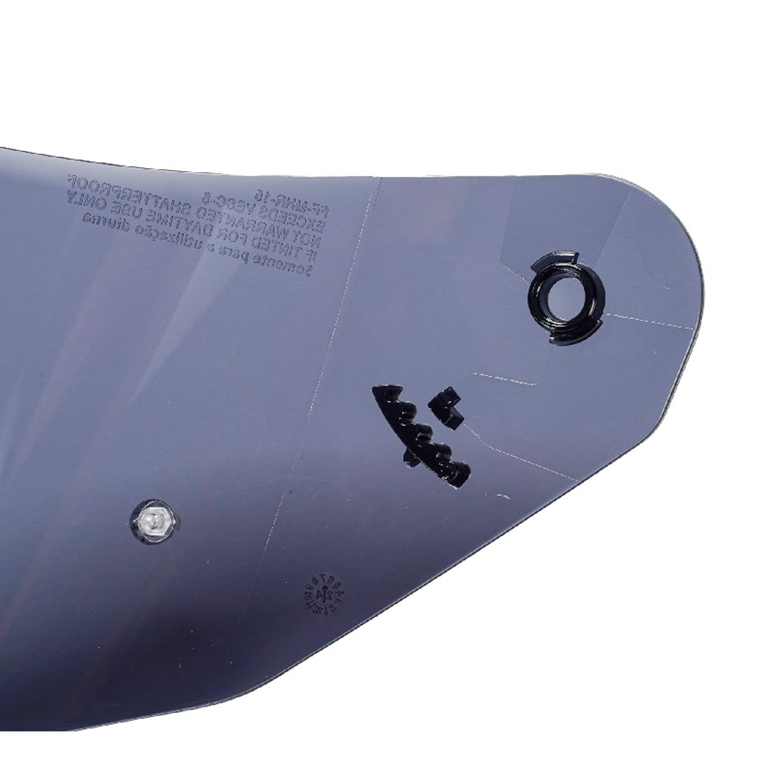 Visiera scura per casco FF352 (cricchetto a 5 denti) per LS2 FF352, FF351, FF369, FF384, FF802, MHR-15 (ombra e protezione solare) (fumo scuro)