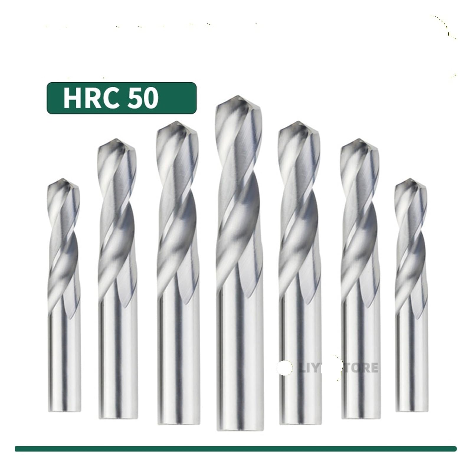 1 punta da trapano in tungsteno solido per trapano in carburo di CNC, 1,0-20 mm, per lavorazione dei metalli, fresa in carburo (9,0 x 35 x 65 L)