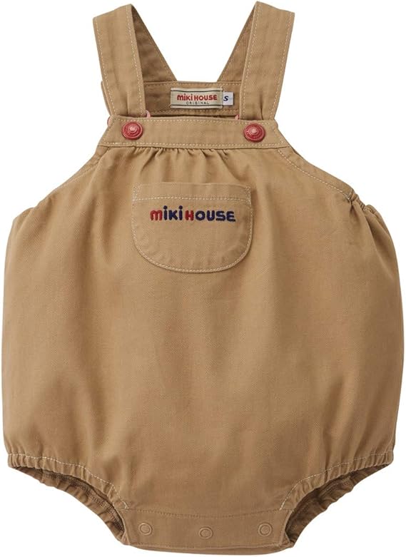 Amazon Co Jp ミキハウス ロンパース 男の子 女の子 ベビー オーバーオール パンツ 服 ファッション小物