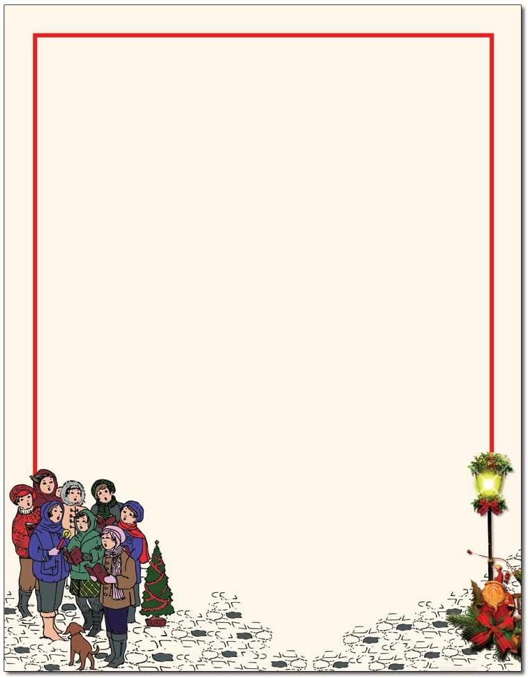 Caroling Letterhead Laser & Inkjet Printer Paper (25 Sheets)