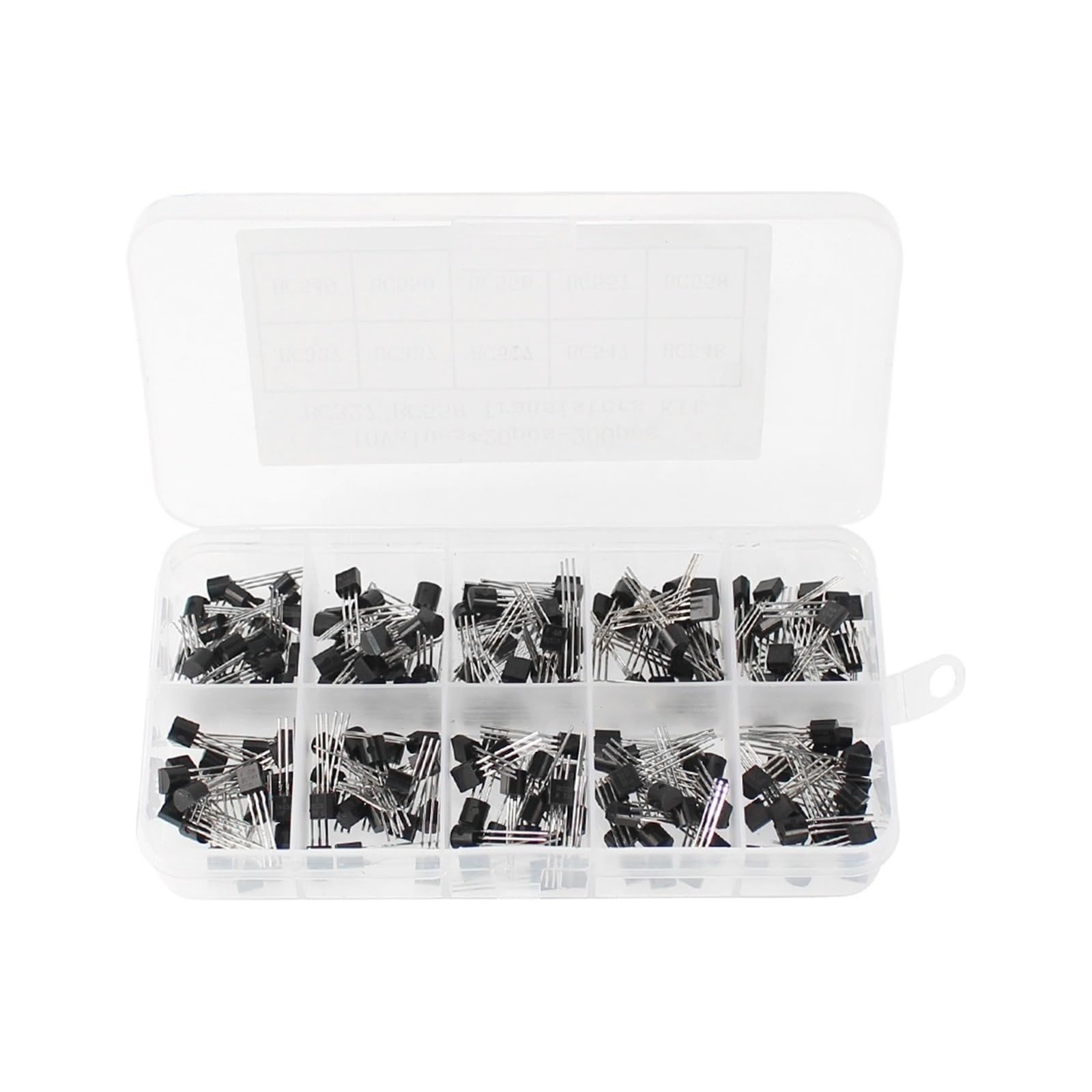 Kit de transistores TO-92 (200/480/840 piezas, surtido, BC547, BC327, BC337, 2N2222, 3906, C945, PNP/NPN)(24Values-480pcs)