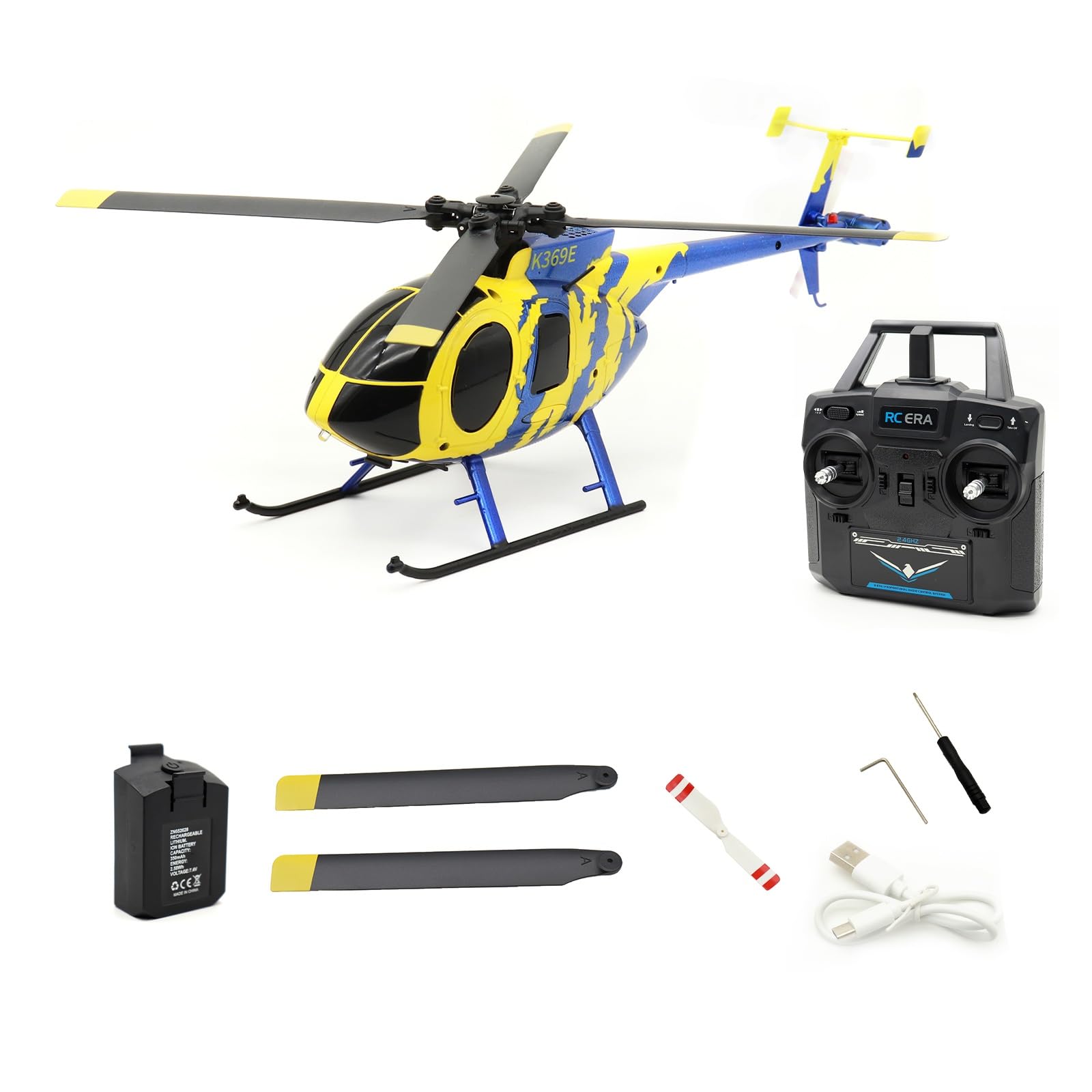 は*る様 国内未流通 RC-ERA社新商品 スケールヘリ C184 MD500 Amazon.com: RC ERA C184 MD500 100 Size RC Helicopter 4CH, 6