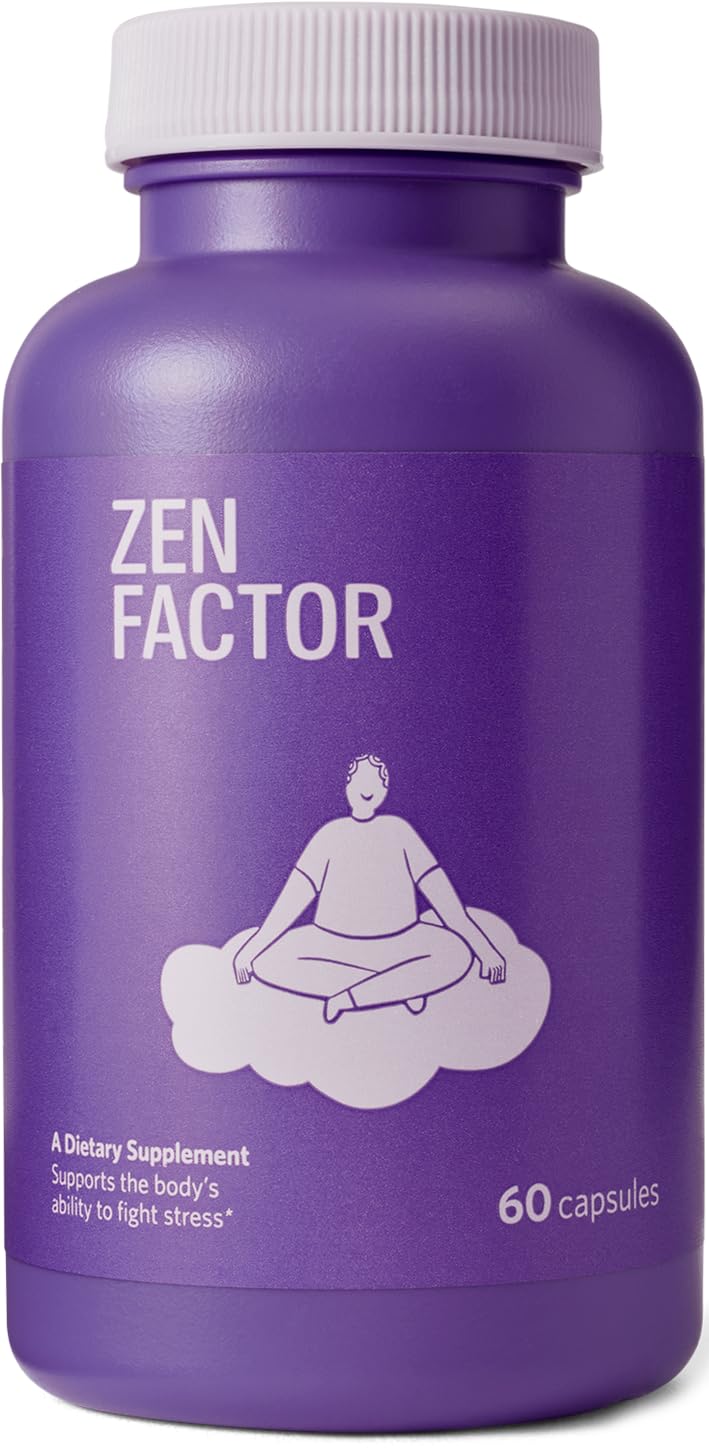 Zen Factor Supplement with Passionflower and Phosphatidylserine - 60 Capsules