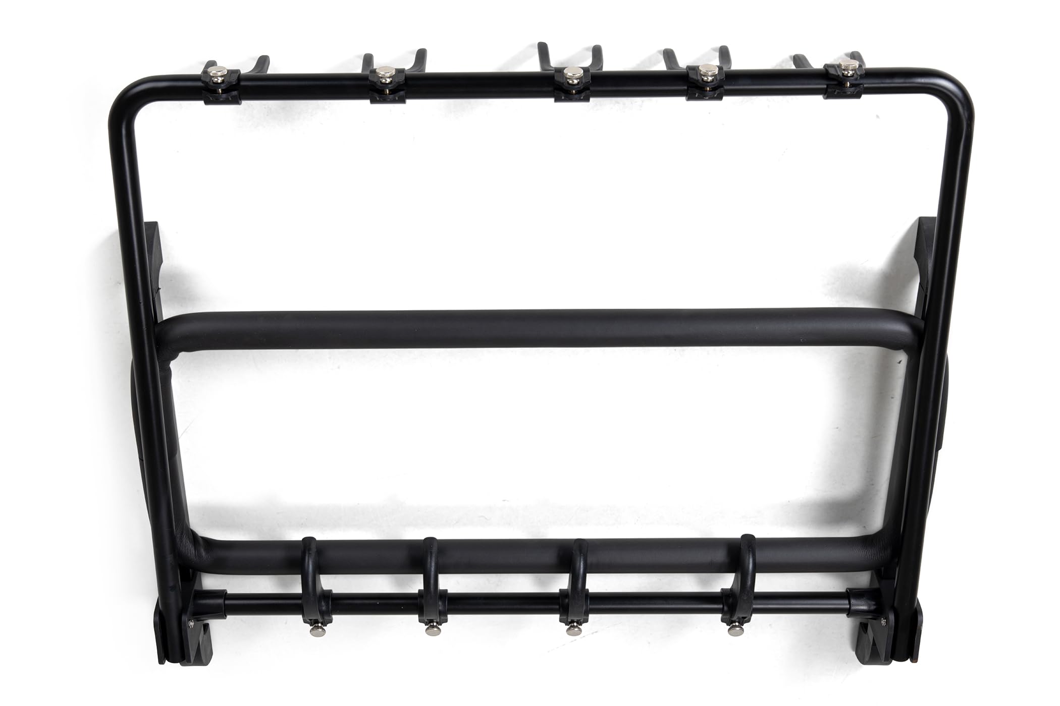 GEWA stojak na gitary Multi-stojak - na 5 instrumentów - regulowany - również do gitar Roundback, czarny, GS-105B