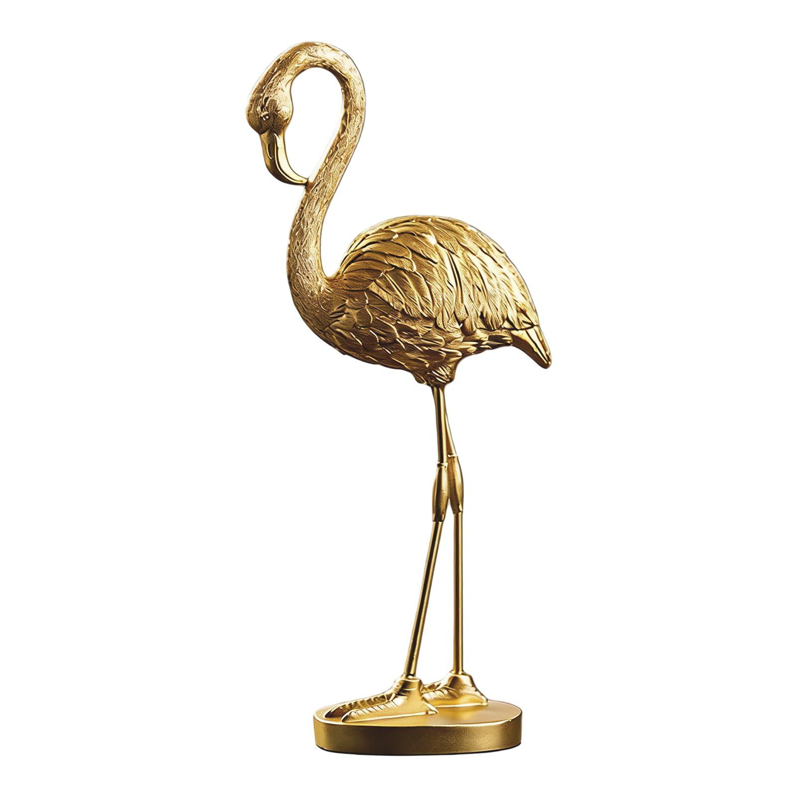 YWLUUOO Flamingos Statues Resin Flamingoes Bird Statue Decorative Sculptures Collectibles Ornament for Cabinets Entryway Decors Collectibles Figurines