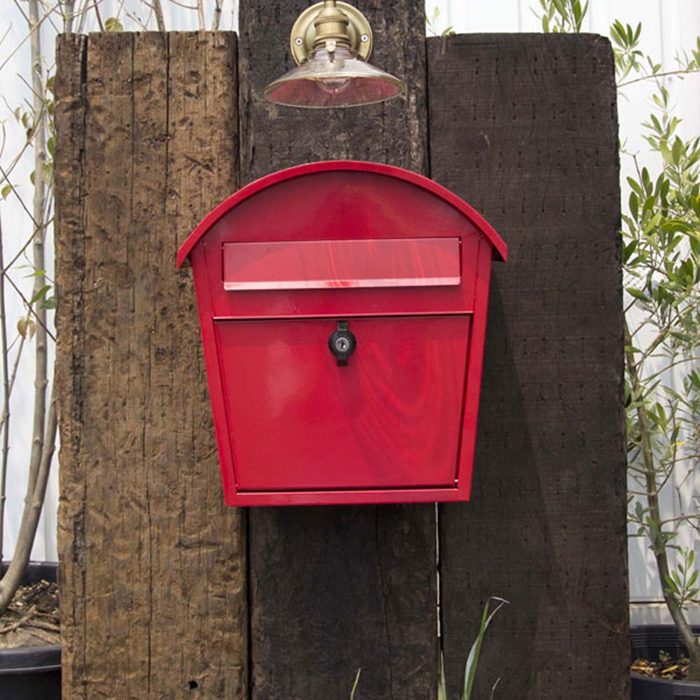 Amazon.co.jp: AXCIS(アクシス) ポスト 壁掛け 置き型 カギ付き ひねり