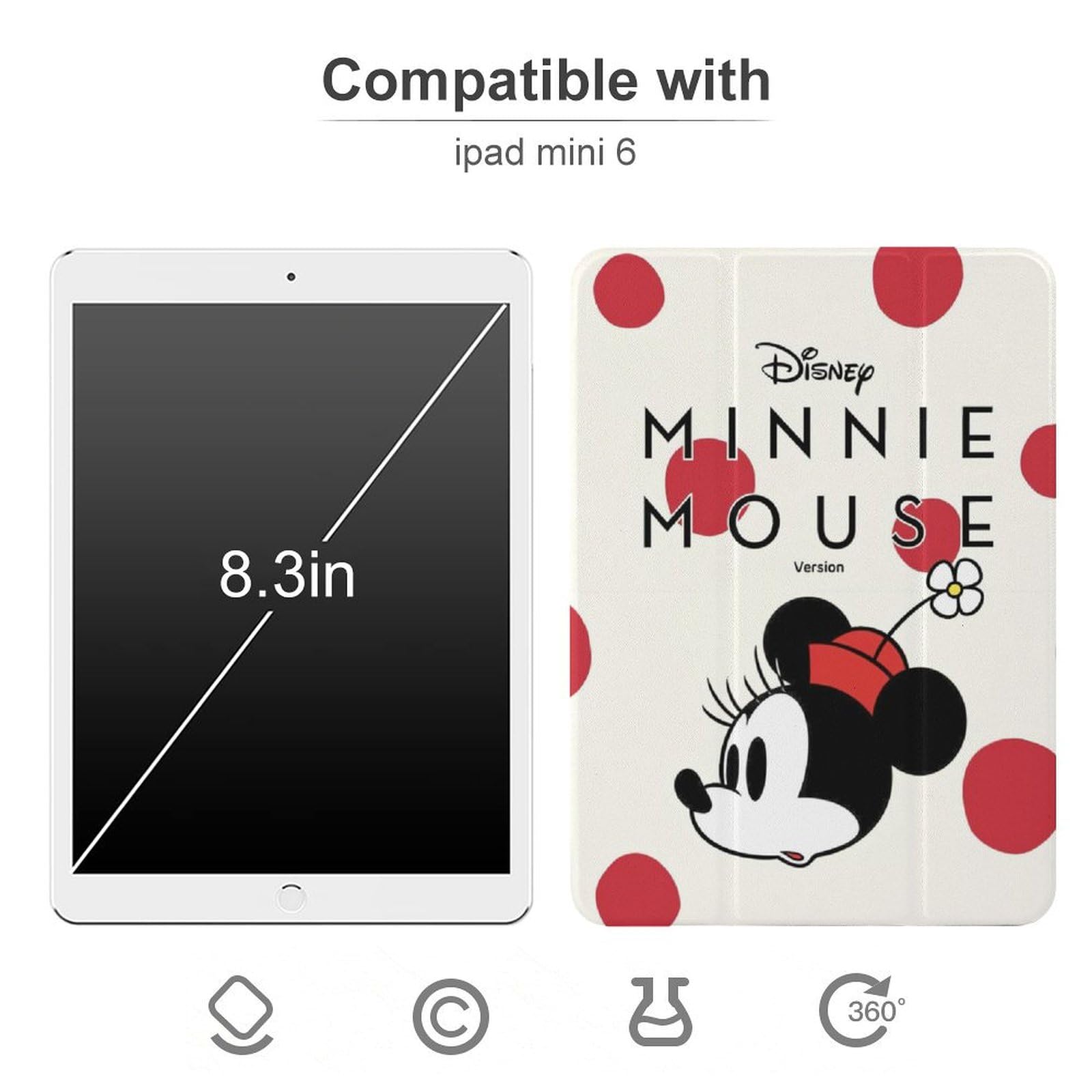 iPad mini6    本体＆カバー付き Amazon.co.jp: ディズニー ミッキーマウス ipad ケース iPad Mini6