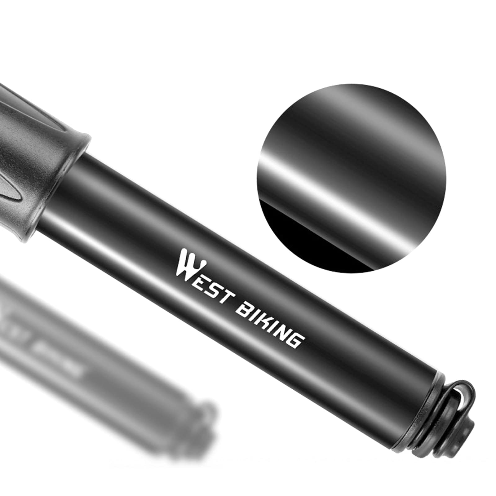 BETO Pompa Da Bicicletta Mini Pompa A Mano Valvola AV/FV Pneumatico Per Bici Ciclismo Gonfiatore Da Equazione Pompa Ad Aria Portatile Per Bici Da Strada MTB Schrader & Presta - Foto 13