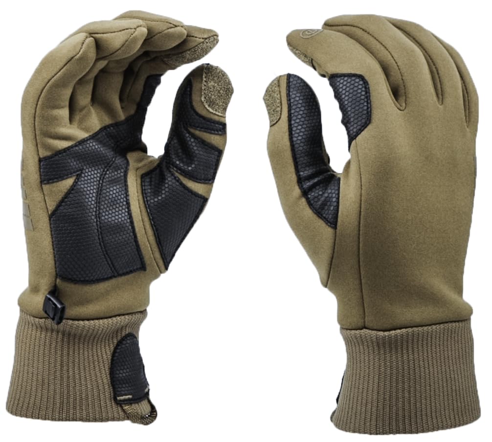 HWI Gear WTS Cool Weather Touchscreen Gloves Lightweight Flexible Fleece-Lined Wind Water-Resistant Utility Gloves