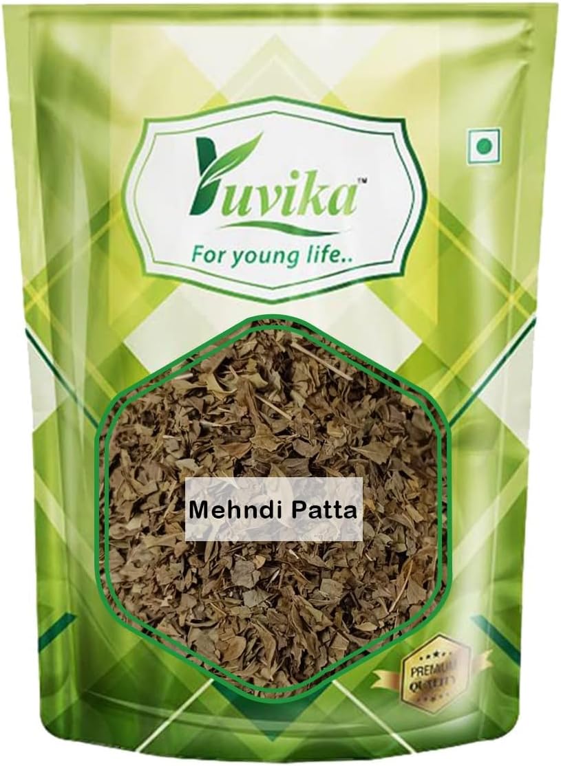 YUVIKA Natural Mehndi Patta - Henna Leaves Pure & Original (800 Grams)